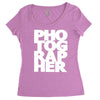 gift for photographer Women's Triblend Scoop T-shirt