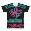 Thyroid Cancer Warrior All Over Men's T-shirt