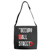 occupy all streets as seen on jay Adjustable Strap Totes