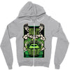 hell on wheels version two Zipper Hoodie