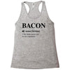 Bacon Noun Racerback Tank