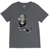 mr potato black knight V-Neck Tee