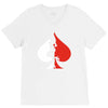 sexy poker V-Neck Tee