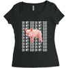 oh my god pig Women's Triblend Scoop T-shirt