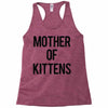 mother of kittens Racerback Tank