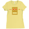 lmfao robot head Ladies Fitted T-Shirt