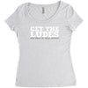 get the ludes! Women's Triblend Scoop T-shirt