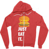 just eat it burger lover Zipper Hoodie