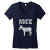 nice ass Women's V-Neck T-Shirt