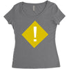 warning Women's Triblend Scoop T-shirt