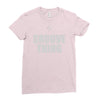 bass it's a groove thing Ladies Fitted T-Shirt