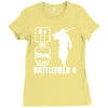 eat sleep battlefield 4, funny Ladies Fitted T-Shirt