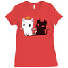 purr evil Ladies Fitted T-Shirt