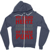 my head hertz from these puns Zipper Hoodie