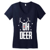 oh deer Women's V-Neck T-Shirt