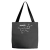 janus molecule funny retro tv utopia fashion science series Tote Bags