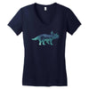 Prince Dinosaur Women's V-Neck T-Shirt