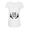 Crawl Walk Hunt Maternity Scoop Neck T-shirt
