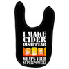 funny i make cider disappear, ideal gift or birthday present. Baby Bibs