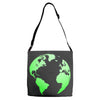 Earth Themed Funny Adjustable Strap Totes