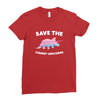 Save The Chubby Unicorns Ladies Fitted T-Shirt