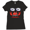 red crabby Ladies Fitted T-Shirt