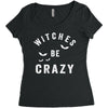 witches be crazy Women's Triblend Scoop T-shirt