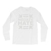 negate hate Long Sleeve Shirts