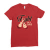 Fight For a Cure Uterine Cancer Awareness Ladies Fitted T-Shirt