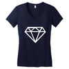 diamond Women's V-Neck T-Shirt