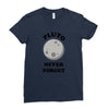 pluto never forget Ladies Fitted T-Shirt