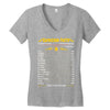 Capricorn Facts Zodiac Women's V-Neck T-Shirt