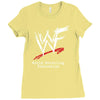 world wrestling Ladies Fitted T-Shirt