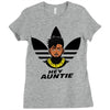 hey auntie killmonger Ladies Fitted T-Shirt