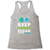 keep earth clean it's not uranus kawaii planets Racerback Tank