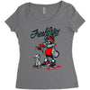 fresh life Women's Triblend Scoop T-shirt