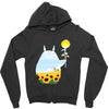 totoro sunflower Zipper Hoodie
