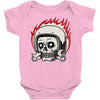 skull biker Baby Onesie