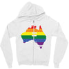Lgbt Equality Australia Zipper Hoodie