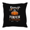 sweet as pumpkin pi Throw Pillow