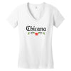 Chicana Women's V-Neck T-Shirt