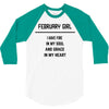 February Girl 3/4 Sleeve Shirt