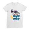 mom moon&amp;back Ladies Fitted T-Shirt