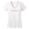 feminist Women's V-Neck T-Shirt