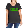 Kale Vegan Ladies Curvy T-Shirt
