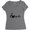 Love Disney Women's Triblend Scoop T-shirt