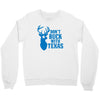 don't buck with texas funny Crewneck Sweatshirt
