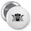 black beard Pin-back button