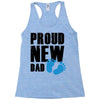 proud new boy Racerback Tank