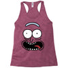 pickle rick face Racerback Tank